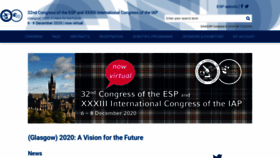 What Esp-congress.org website looked like in 2020 (3 years ago)