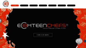 What Eighteenchefs.com website looked like in 2020 (3 years ago)