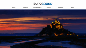 What Eurobound.com website looked like in 2020 (3 years ago)