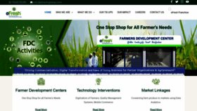 What Efreshglobal.com website looked like in 2020 (3 years ago)