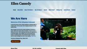 What Ellencassedy.com website looked like in 2020 (3 years ago)