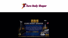 What Eurobodyshaper.us website looked like in 2020 (3 years ago)