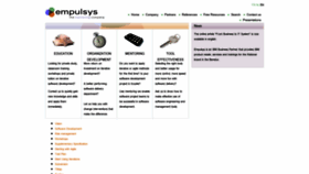 What Empulsys.com website looked like in 2020 (3 years ago)