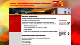 What Eckner-rollladen.de website looked like in 2020 (6 years ago)