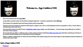 What Egg-coddlers.com website looked like in 2020 (3 years ago)