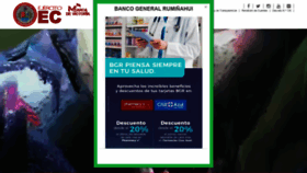 What Ejercitoecuatoriano.mil.ec website looked like in 2020 (3 years ago)