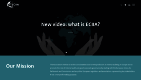 What Eciia.eu website looked like in 2020 (3 years ago)