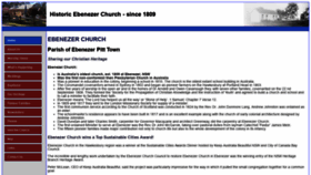 What Ebenezerchurch.org.au website looked like in 2020 (3 years ago)