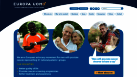 What Europa-uomo.org website looked like in 2020 (3 years ago)