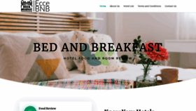 What Eccebedandbreakfast.com website looked like in 2020 (3 years ago)
