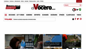 What Elvocero.com website looked like in 2020 (3 years ago)