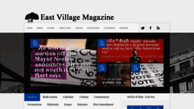What Eastvillagemagazine.org website looked like in 2020 (3 years ago)