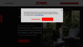 What Eccouncil.org website looked like in 2020 (5 years ago)