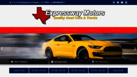What Expresswaymotors.net website looked like in 2020 (3 years ago)
