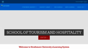 What Elearning.strathmore.edu website looked like in 2020 (3 years ago)