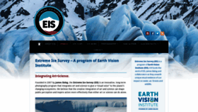 What Extremeicesurvey.org website looked like in 2020 (3 years ago)
