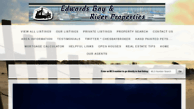 What Edwardsbayandriverproperties.com website looked like in 2020 (3 years ago)