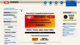 What Elektroservice-shop.de website looked like in 2020 (3 years ago)