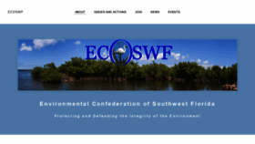 What Ecoswf.org website looked like in 2020 (3 years ago)