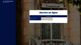 What Ebanking.fransabank.fr website looked like in 2020 (3 years ago)