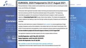 What Eurosoil2020.com website looked like in 2020 (3 years ago)