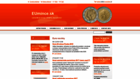 What Eumince.sk website looked like in 2020 (3 years ago)
