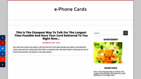 What Ephonecards.com.au website looked like in 2020 (3 years ago)