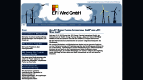 What Efiwind.de website looked like in 2020 (3 years ago)