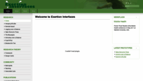 What Exertioninterfaces.com website looked like in 2020 (3 years ago)
