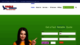 What Eagletransrowlett.com website looked like in 2020 (3 years ago)