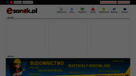 What Esanok.pl website looked like in 2020 (3 years ago)