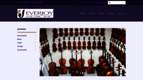 What Everjoymusic.com website looked like in 2020 (3 years ago)