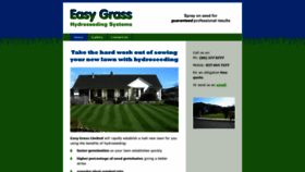 What Easygrass.co.nz website looked like in 2020 (3 years ago)