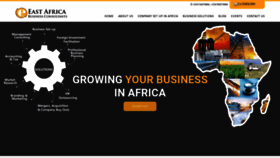 What Eastafricabusinessconsultants.com website looked like in 2020 (3 years ago)