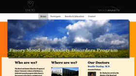 What Emoryclinicaltrials.com website looked like in 2020 (3 years ago)