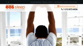 What Eossleep.com website looked like in 2020 (3 years ago)