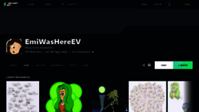 What Emiwashereev.deviantart.com website looked like in 2020 (3 years ago)
