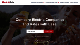 What Electricrate.com website looked like in 2020 (3 years ago)