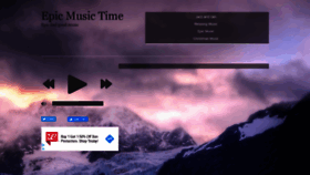 What Epicmusictime.com website looked like in 2020 (3 years ago)