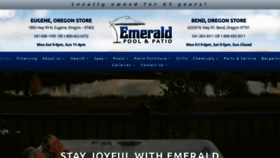 What Emeraldpool.com website looked like in 2020 (3 years ago)
