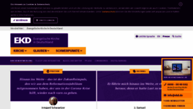 What Ekd.de website looked like in 2020 (3 years ago)