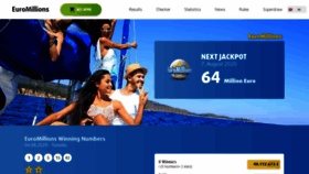 What Euro-millions.co website looked like in 2020 (3 years ago)
