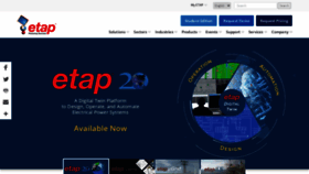 What Etap.com website looked like in 2020 (4 years ago)