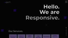 What Expert.services website looked like in 2020 (3 years ago)