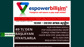 What Espowerbilisim.com website looked like in 2020 (3 years ago)