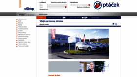 What Eshop.ptacek.sk website looked like in 2020 (3 years ago)