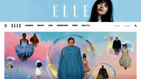 What Elle.co.kr website looked like in 2020 (4 years ago)