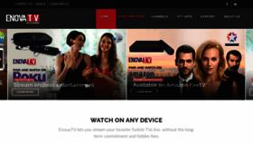 What Enova.tv website looked like in 2020 (3 years ago)