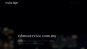 What Edmsservice.com.my website looked like in 2020 (3 years ago)