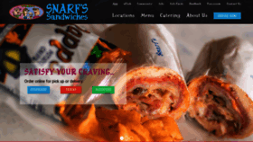 What Eatsnarfs.com website looked like in 2020 (3 years ago)